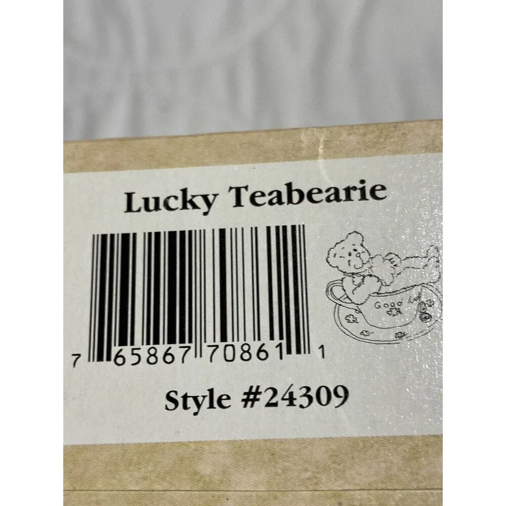TEABEARIES HUGGLES BOYDS Bears   #24314 & LUCKY  Teabearies # 23409 In Boxes